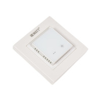 Терморегулятор для теплого пола IQWATT IQ THERMOSTAT D с сенсорными кнопками, не программируемый, белый 416