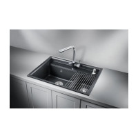 Кухонная мойка GRANULA KS-7302 ШВАРЦ