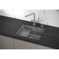 Кухонная мойка из кварца GRANULA KS-5501U АЛЮМИНИУМ