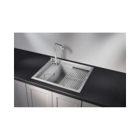 Кухонная мойка GRANULA KS-6004 АЛЮМИНИУМ
