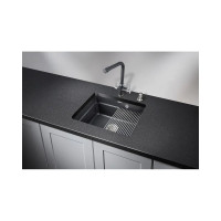 Кухонная мойка GRANULA KS-5501U ШВАРЦ