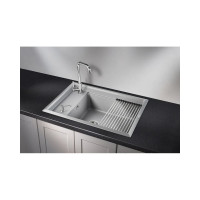 Кухонная мойка GRANULA KS-7305 АЛЮМИНИУМ