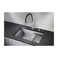 Кухонная мойка GRANULA KS-7304U АЛЮМИНИУМ