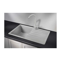 Кухонная мойка из кварца GRANULA ST- ST-7602 Базальт 7602, БАЗАЛЬТ
