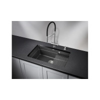Кухонная мойка GRANULA KS-7303U ЧЕРНЫЙ