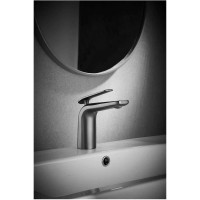 Смеситель для раковины ROSE оружейная сталь R3901T