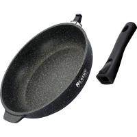 Сковорода Regent inox 28см со съемной ручкой (литой алюминий) Linea "COSMO" 93-AL-CS-1-28S