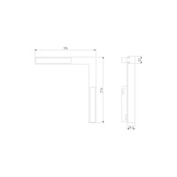 Трековый светильник Elektrostandard Slim Magnetic L03 24W 4200K Link черный a062113