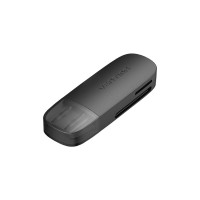 Картридер VENTION USB 3.0 (SD+TF), черный CLGB0