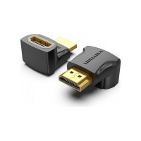 Адаптер-переходник VENTION HDMI v2.0 19M/19F угол 270 AINB0
