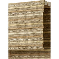 Рулонная штора ПраймДекор микс, бамбук джут, 90x160 45090137