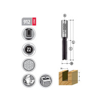 Фреза пазовая Extra 25х25 мм, S=12 мм WOODWORK 912.2525.12