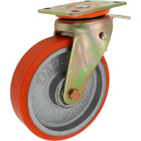 Колесо с поворотной платформой и тормозом EMES ED01VBP200X50F
