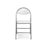 Стул на металлокаркасе Woodville Gikat белый полимер/светлый мусс 454012