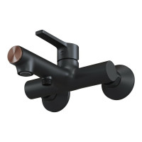 Смеситель для ванны MIXLINE 35k черный ML23-01 550748