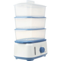 Пароварка Centek 9 л 1050 Вт, таймер 60 мин, 3 контейнера, чаша для риса, резервуар 1.5 л CT-1462