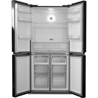 Холодильник Centek Total NF 456 л (153 л/303 л) 655x833x1775 мм, стекло, 4 двери CT-1756 Black Glass