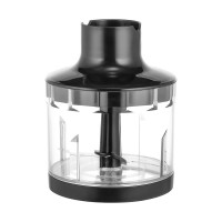Блендер Centek черный/сталь 1300 Вт DC мотор, регулятор мощности с LED, стакан, чоппер, венчик CT-1338