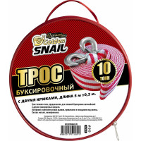 Буксировочный трос Golden Snail 10т, 2 крюка GS8270