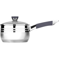 Сотейник Lara MERCURY нержавеющая сталь 2.1 л 16x7.5 см, капсулированное индукционное дно LR03-47