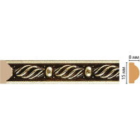 Молдинг Decomaster ДМ 15x8х2400 мм 130-28