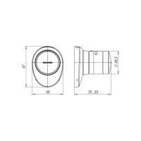 Электронный замок ARMADILLO ROTATOR EL. RT01.01 СP Хром 43347