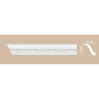 Гибкий плинтус Decomaster 35x35x2400 мм 95842F
