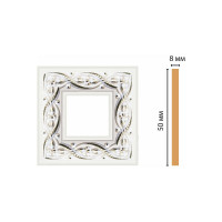 Цветная вставка Decomaster 50x50x8 мм 130-2-7D