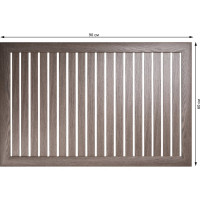 Реечный экран для радиатора Стильный Дом 90x60 см, Ясень темный v530781