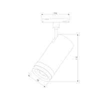Трековый светильник Elektrostandard Slim Magnetic 12W 4200K Modify (черный) a062818