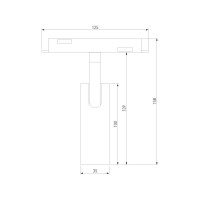 Трековый светильник Elektrostandard Slim Magnetic 7W 4200K Cubo (латунь) a062794