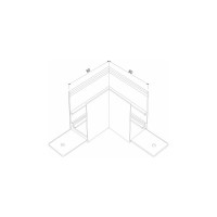 Угловой коннектор Elektrostandard Slim Magnetic для накладного шинопровода (черный) a062194