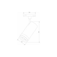 Трековый светильник Elektrostandard Slim Magnetic 25W 4200K Modify (черный) a062819