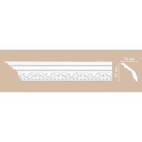 Гибкий плинтус Decomaster 84x70x2400 мм 95621F