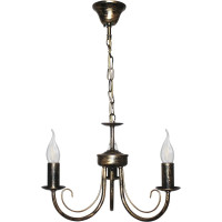 Светильник ЭЛЕТЕХ Рустика 234 черный, матовый, золото НСБ 01-3x60-147 Е14 ИУ 1005404272