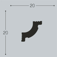 Угол Bello deco XPS У 5 20x20 мм 00-00105323