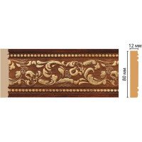 Молдинг Decomaster ДМ 80x12x2400 мм 150-1084