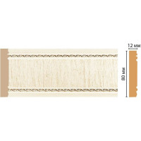 Молдинг Decomaster ДМ 80x12x2400 мм 150-6