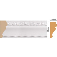 Молдинг Decomaster ДМ 60x22x2400 мм 161-115