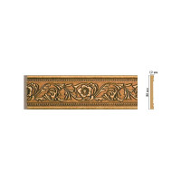 Молдинг Decomaster ДМ 80x12x2400 мм 150-58
