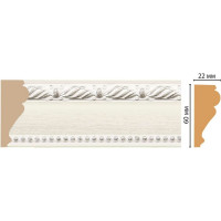 Молдинг Decomaster ДМ 60x22x2400 мм 161-15