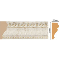 Молдинг Decomaster ДМ 60x22x2400 мм 161-41