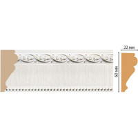 Молдинг Decomaster ДМ 60x22x2400 мм 161-7D