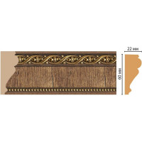 Молдинг Decomaster ДМ 60x22x2400 мм 161-3