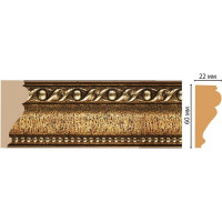 Молдинг Decomaster ДМ 60x22x2400 мм 161-43