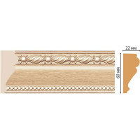 Молдинг Decomaster ДМ 60x22x2400 мм 161-11