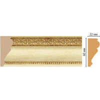 Молдинг Decomaster ДМ 60x22x2400 мм 161-933