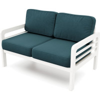 Диван Arsko Бергер М белая эмаль/Atlanta Ocean 80543020