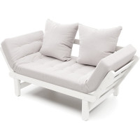 Кушетка Arsko Сламбер белая эмаль/Atlanta Ash 80543086