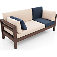 Диван Arsko Домино Б орех Atlanta Ivory/Atlanta Denim 80542991